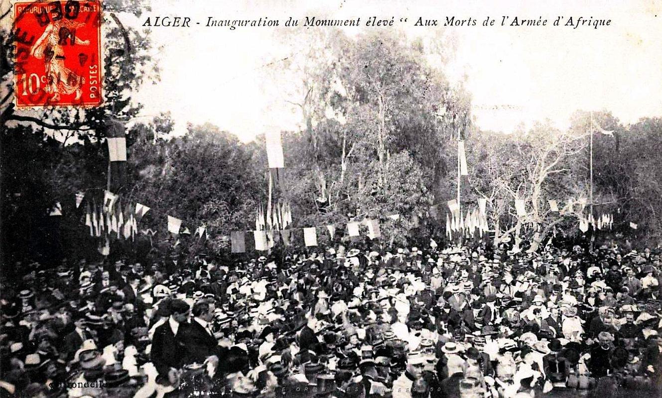 17 - Alger - Fort l'Empereur - Colonne Bailloud - Inauguration .jpg